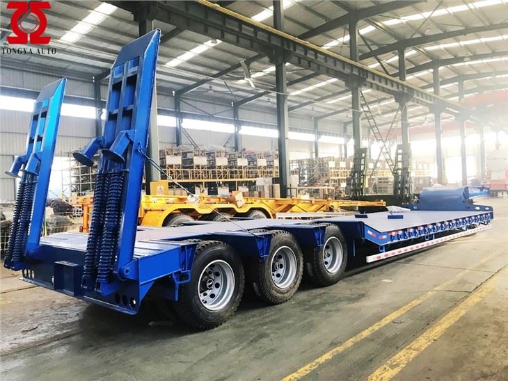 50T Lowbed Semi Trailer