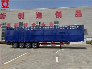 4-akslet Stake Semi Trailer