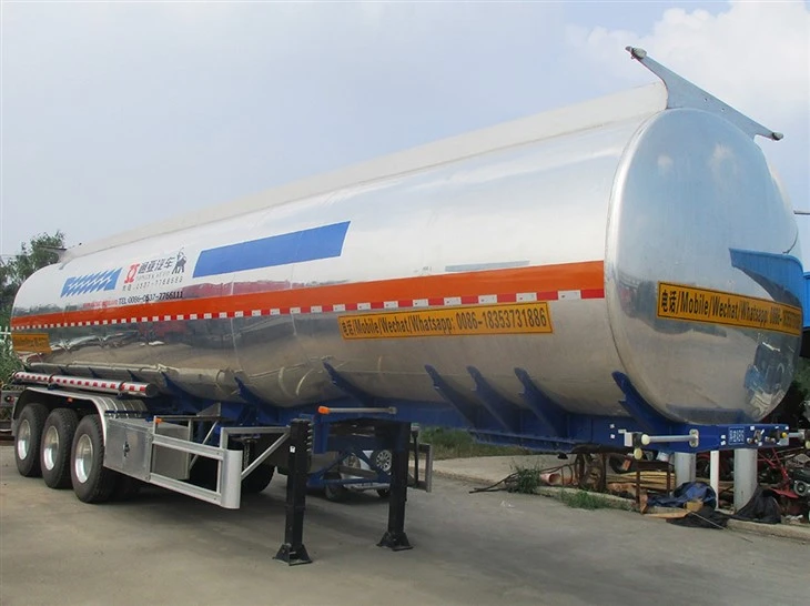 Kina 50000 liter aluminiumsdrivstoff Tanker Trailer Produsent