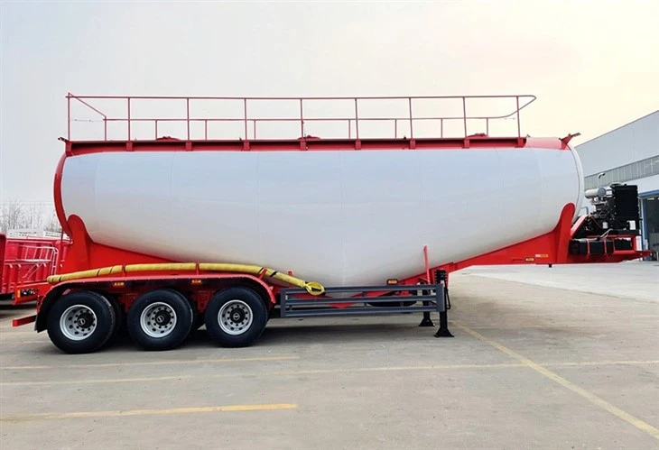 Hot Selger Kina Brand TONGYA Tørr Bulk Cement Tank Semi Trailer Med Kvalitet