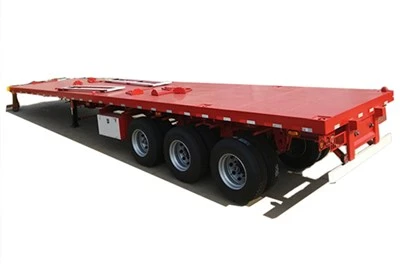 Kina Hot-sales 40ft flatbed lastebilhenger med slitesterk kvalitet