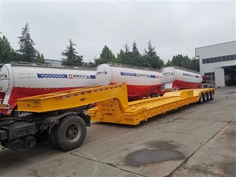 Hydraulisk svanehals semitrailer