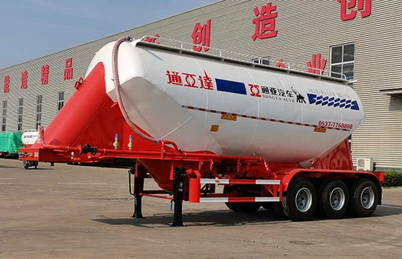 2 kupépulvertransport semiprailer