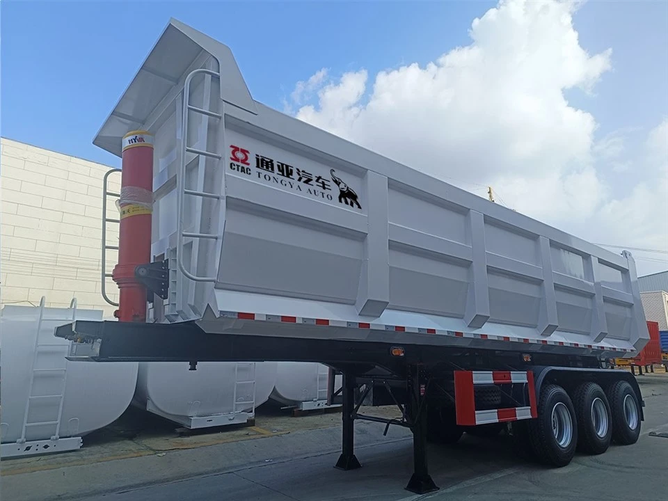 3-akslet dump semitrailer