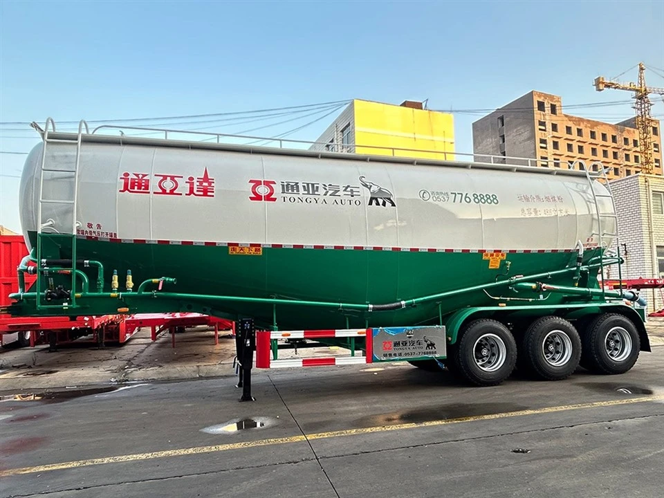 3 Axle 60m3 Bulk Cement Tanker Semi Trailer