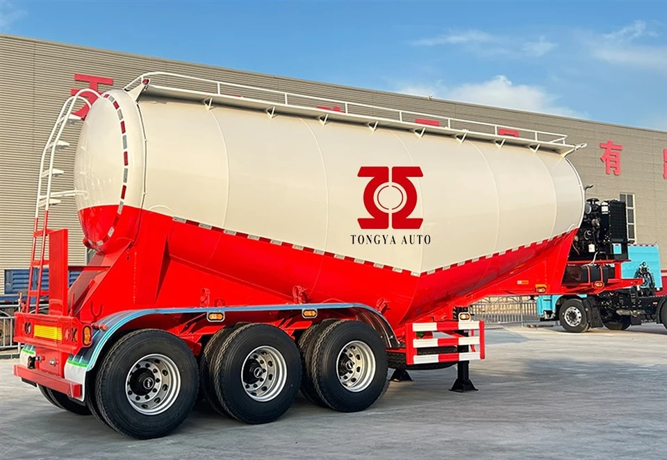 40T Bulk Cenemnt Tanker Semi Trailer med diesel