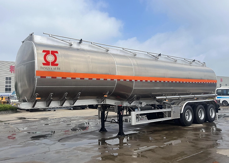 Aluminium drivstofftankskip semitrailer