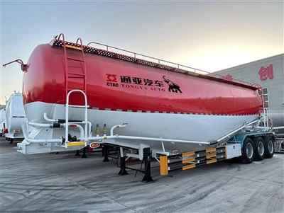 3 akslet BPW Bulk Cement Tank Semi Trailer