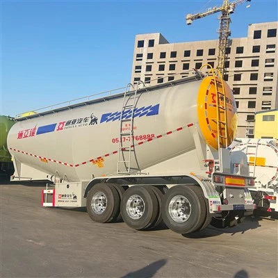3-akslet Bulk Cement Tanker Semi Trailer