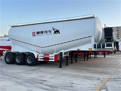 3-akslet bulksementtank semitrailer med mekanisk oppheng