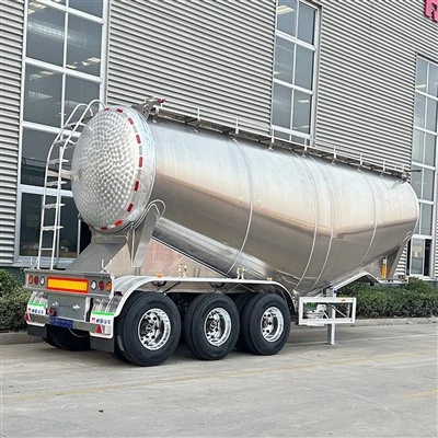 Aluminium Bulk Cement Tanker Trailer