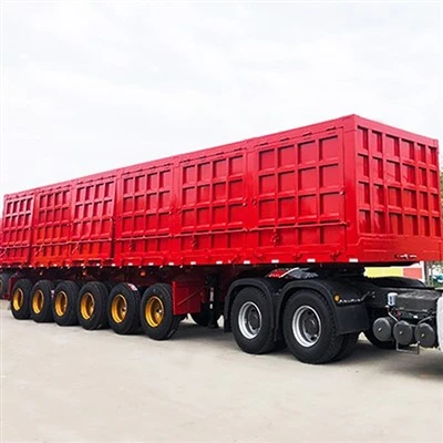 Laget i Kina Hydraulisk sylinder-sidetipp semitrailer med kvalitet i verdensklasse