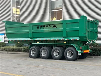 Fireakslet semitrailer bak